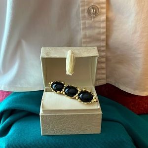 🌻3 for$15🌻 Beautiful gold w black insets pin, see picture for length.
